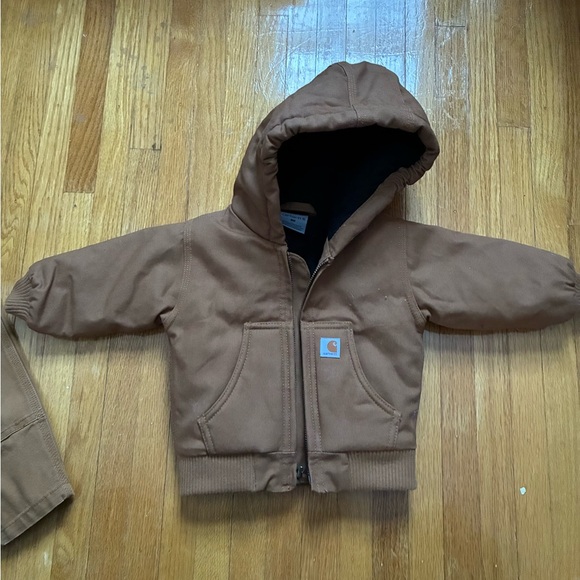 Carhartt Other - Carhartt Tan Kids Puffer Jacket